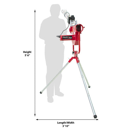 Heater Sports Pro Curveball Baseball Pitching Machine w/ Auto Feeder HTR499BB