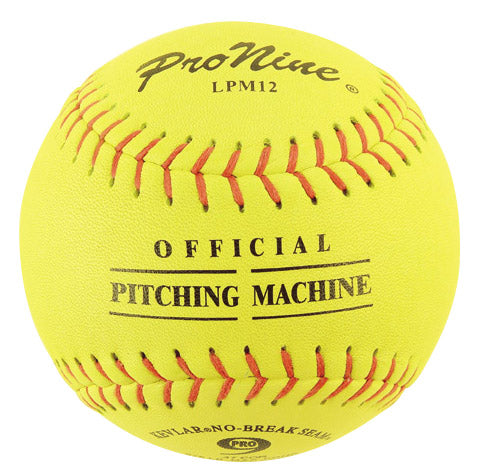 Softball 12″ Leather Yellow with Kevlar® Seams”